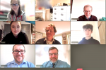 VIDEO CHAT . . . local MPs and constituency MSPs discuss a range of issues with Youth Parliament members. Top row, left to right: Hannah Birse, MSYP, and David Mundell, MP. Middle row: Halime Yildiz, MSYP, Alister Jack, MP, and Cameron Greer, MSYP. Bottom row: Oliver Mundell, MSP and Finlay Carson, MSP