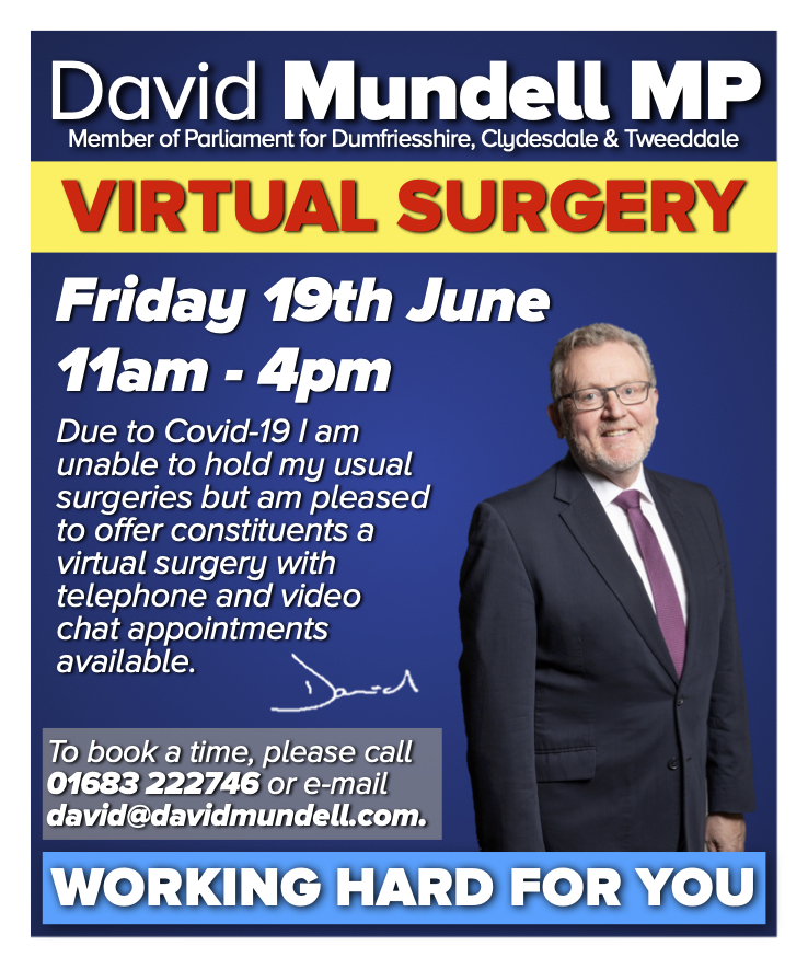 David Mundell MP Virtual Surgery Advert