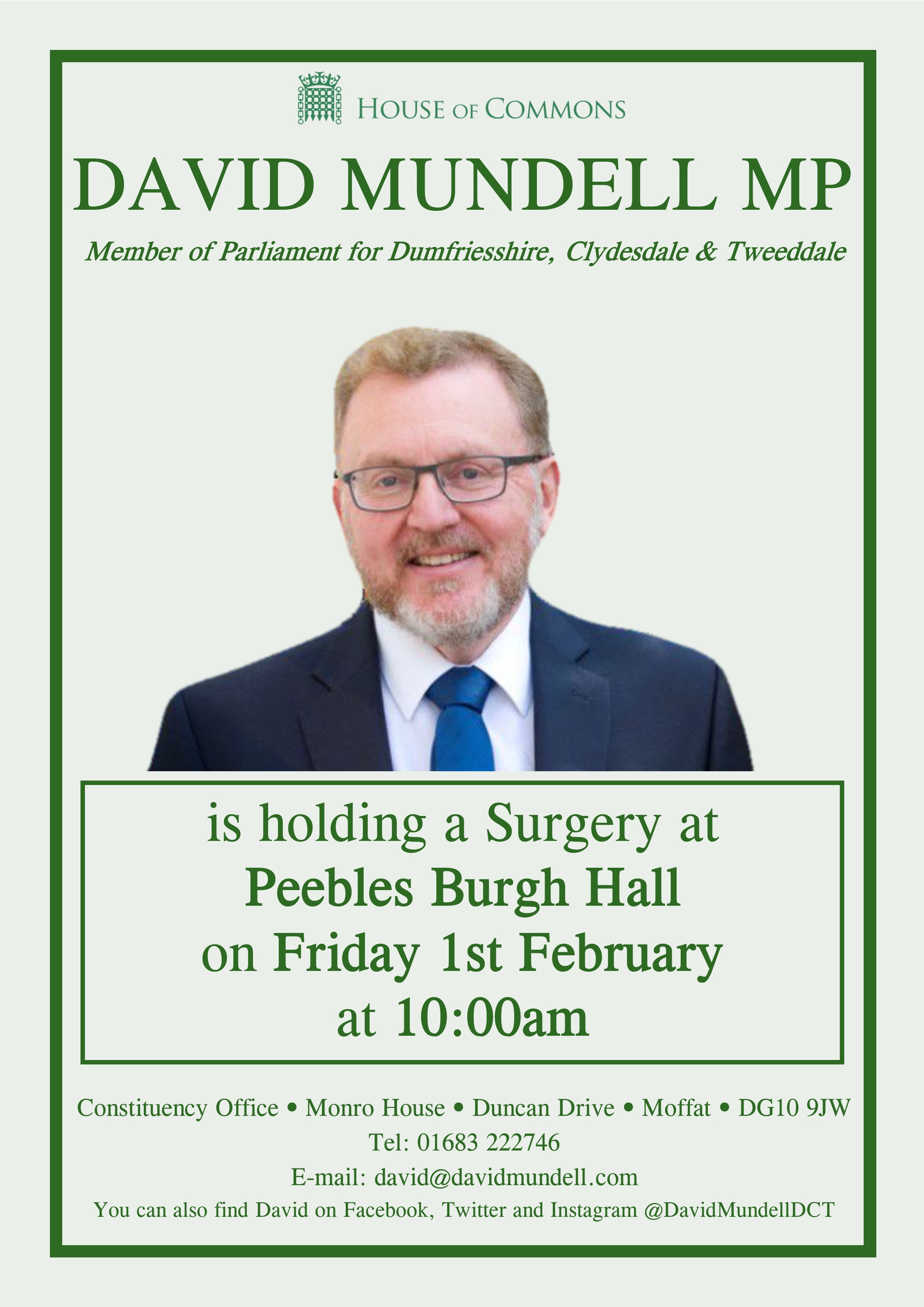 Peebles Surgery Poster