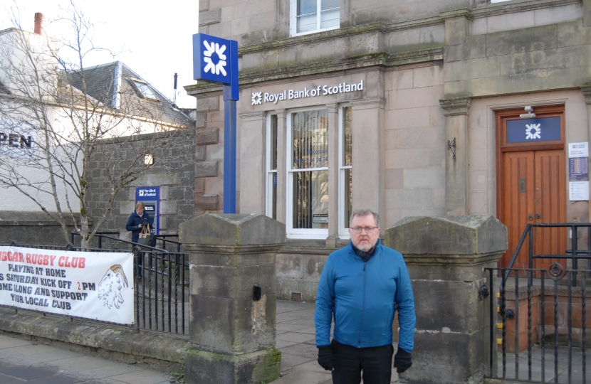 David Mundell has been fighting to save Biggar's RBS since proposals were first announced