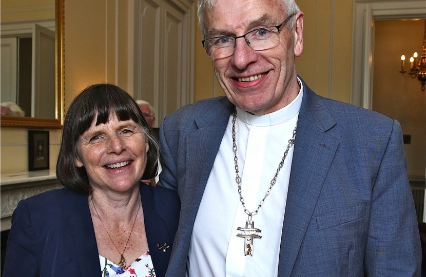 the Moderator of the General Assembly, the Right Rev Colin Sinclair and his wife Ruth