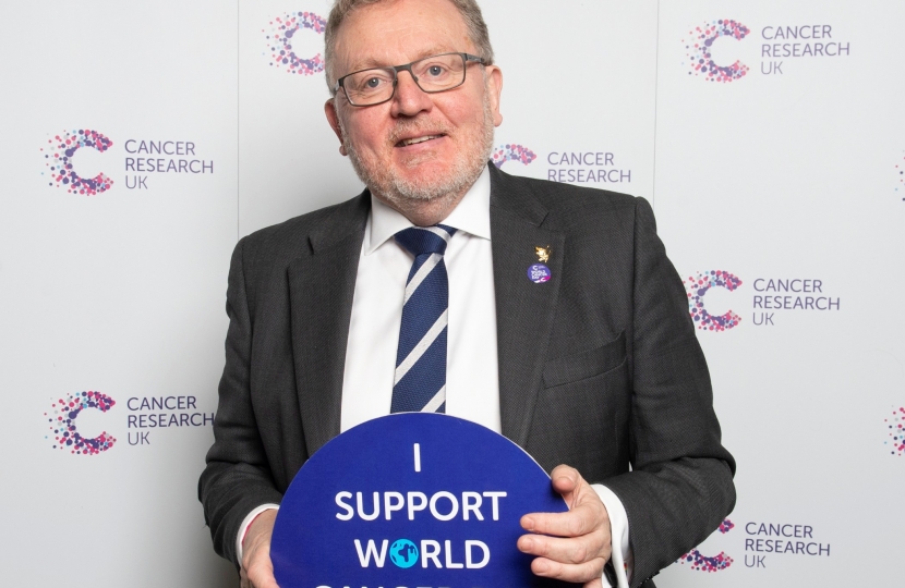 David Mundell World Cancer Day