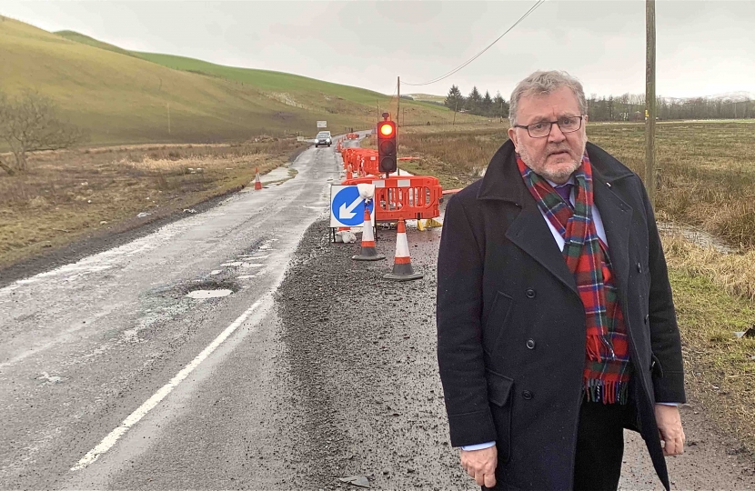 David Mundell, MP, is seeking a long-term solution to flooding on the A701 designated scenic route