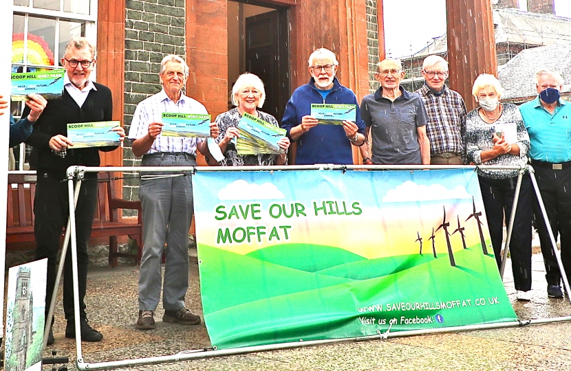 David Mundell MP Scoop Hill Campaigners