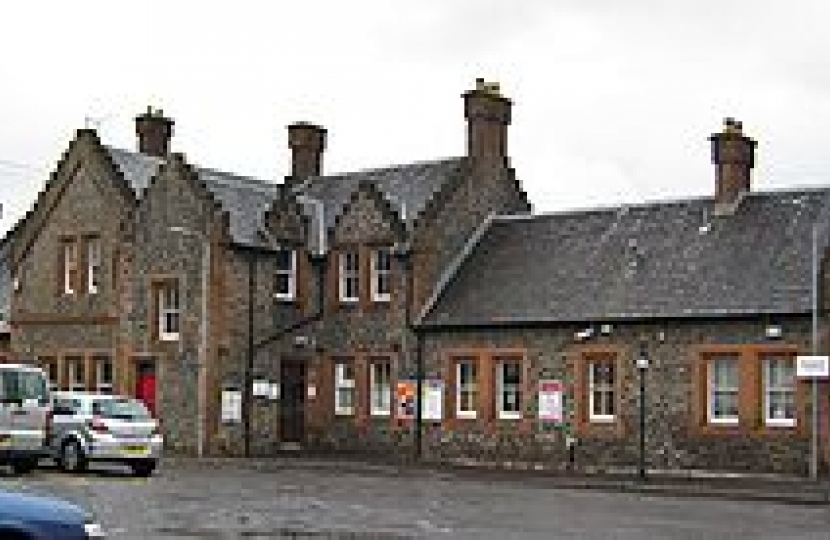 David Mundell fights for disabled passengers at Lockerbie Station
