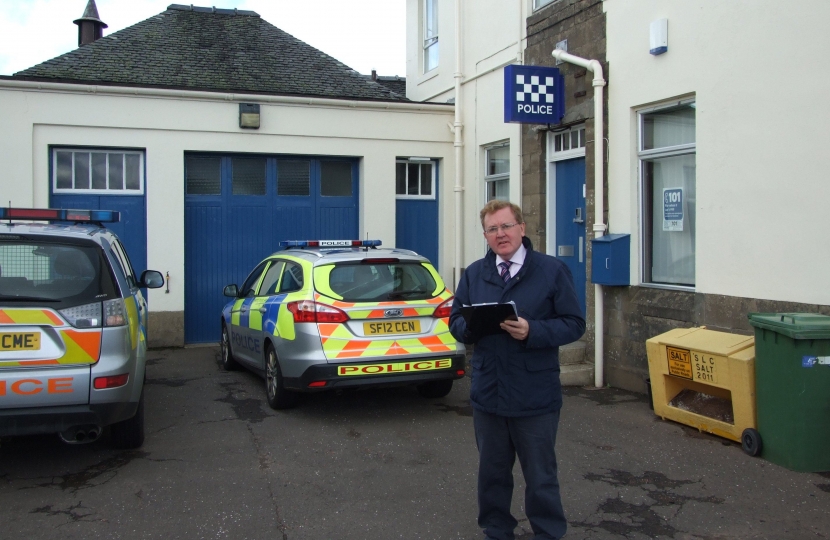 David Mundell MP launches Biggar Police Station Petition
