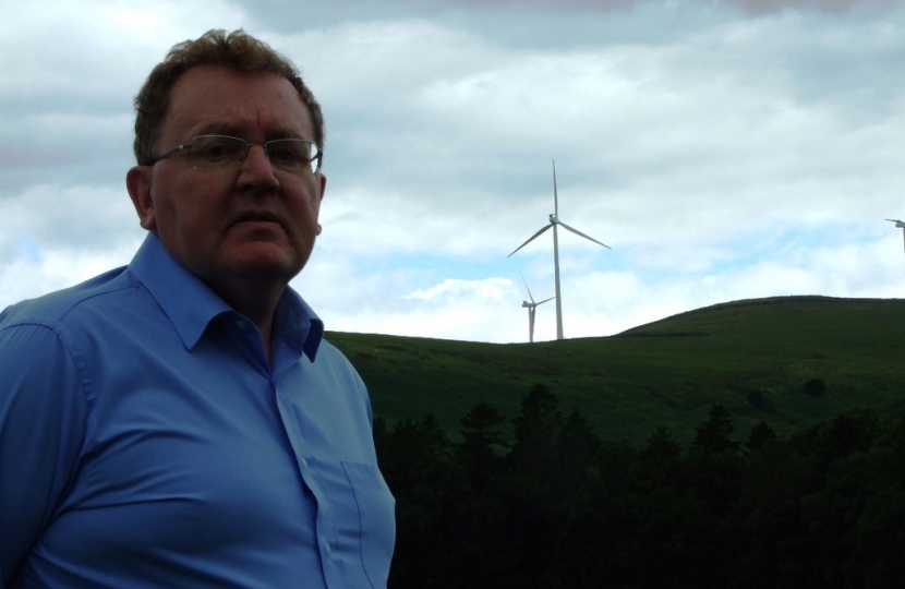 David Mundell protests against Wind Farms