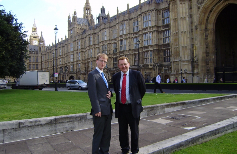 David Mundell MP welcomes Graeme Acer to Westminster