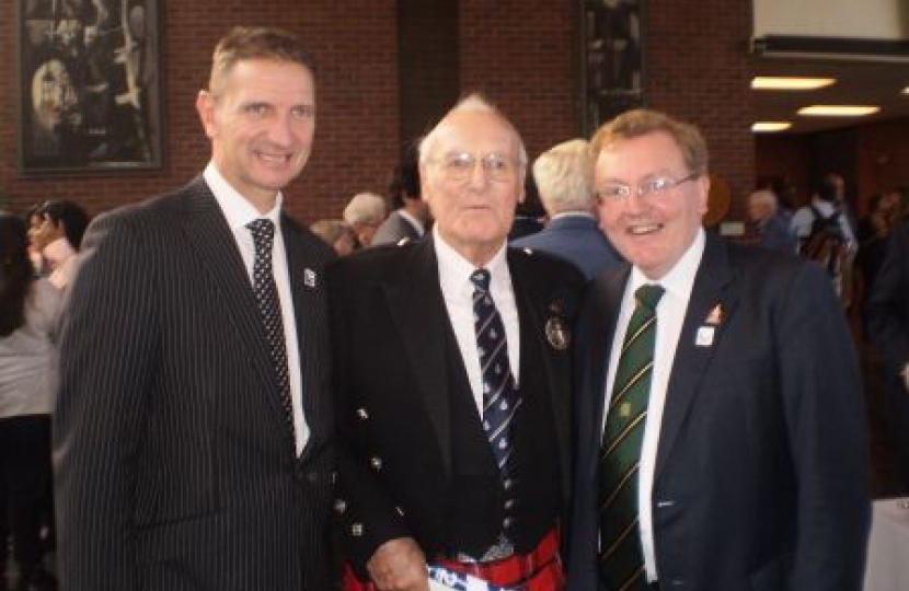 David Mundell with George White and Dr David Hall
