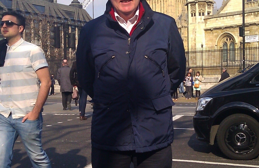 David Mundell MP supporting 'Wear a Hat Day'