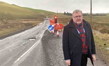 David Mundell, MP, is seeking a long-term solution to flooding on the A701 designated scenic route