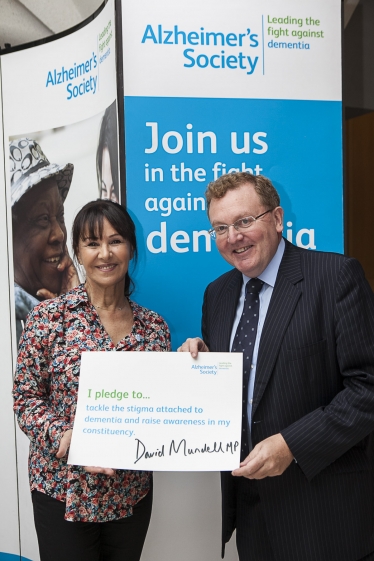 David Mundell MP with Arlene Phillips