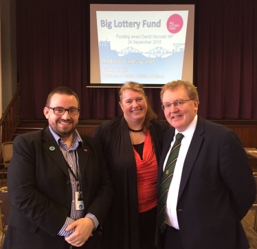 David Mundell welcomed voluntary organisations to a Big Lottery Fund event